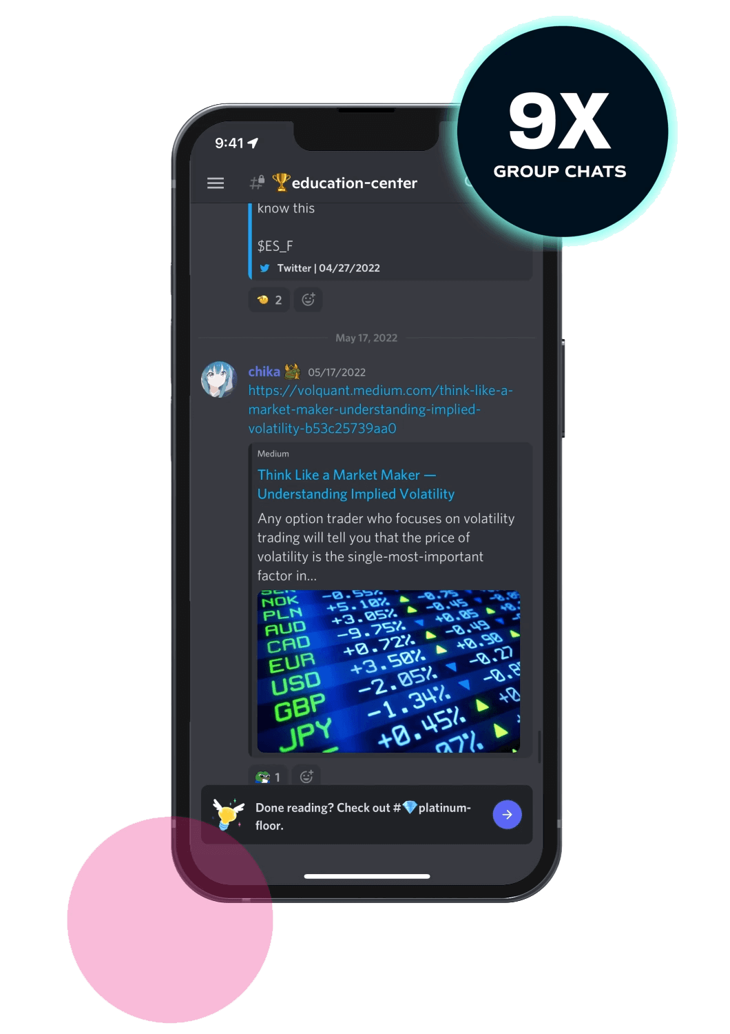 Discord education center preview